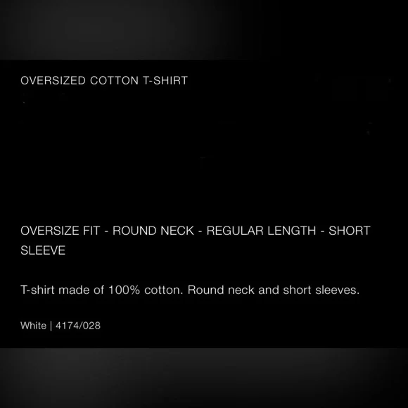 Zara White T-Shirt + Gold Foil Design | Short Sleeve | L | NWT | 🌟Rare🌟 - Picture 10 of 14